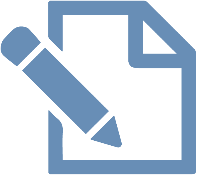 Improve Productivity with less effort, less cost and less waste. Blue pen and paper oee solution graphic on transparent background
