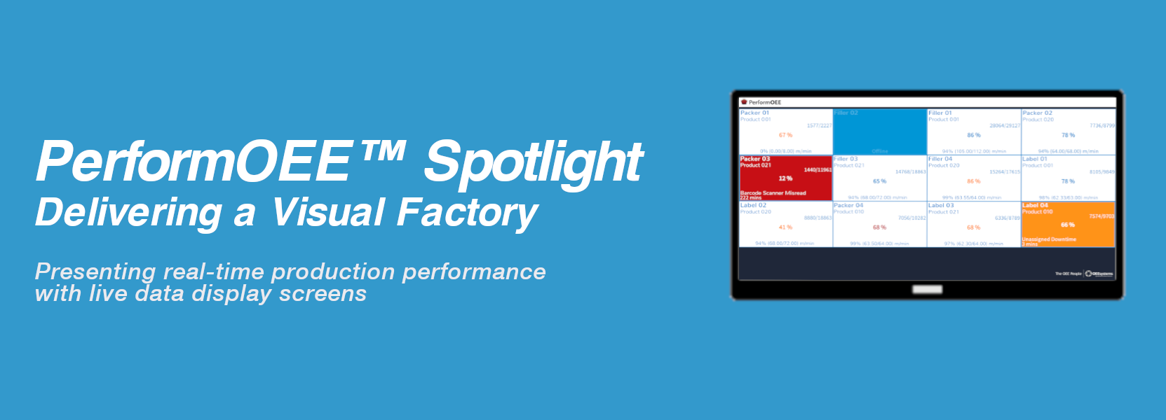 PerformOEE™ Spotlight - Delivering a Visual Factory | OEEsystems