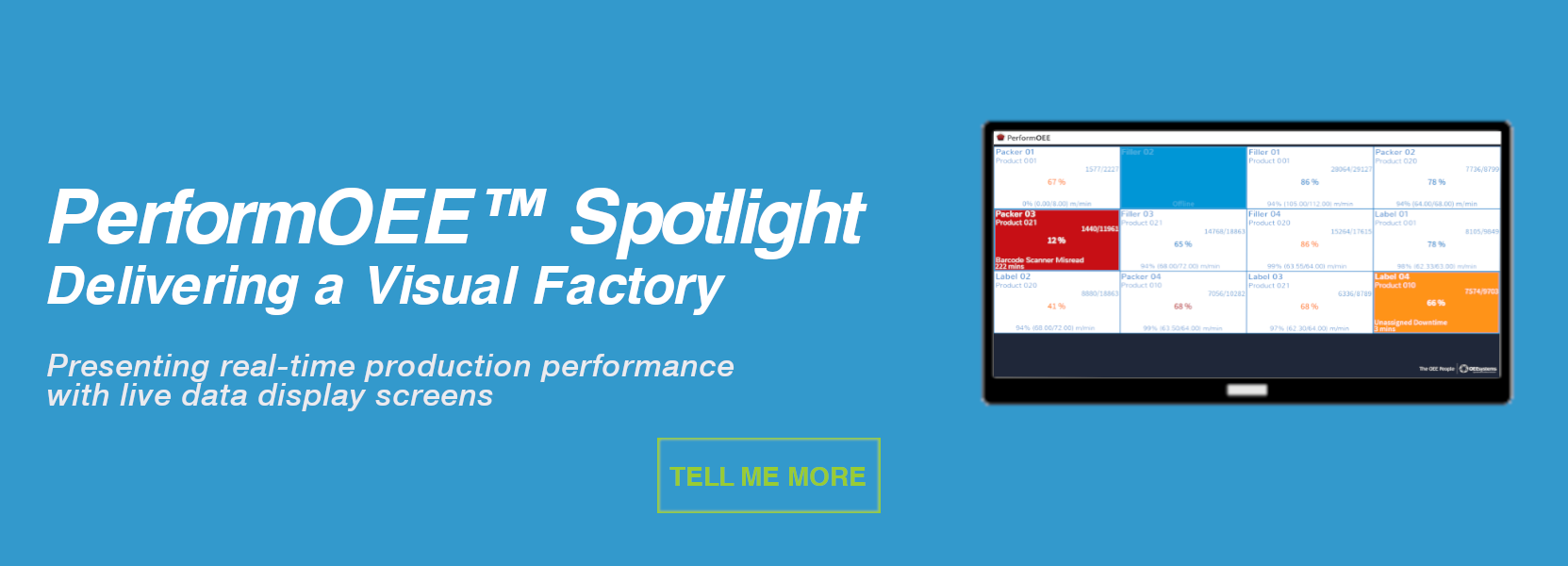 PerformOEE™ Spotlight - Delivering a Visual Factory | OEEsystems